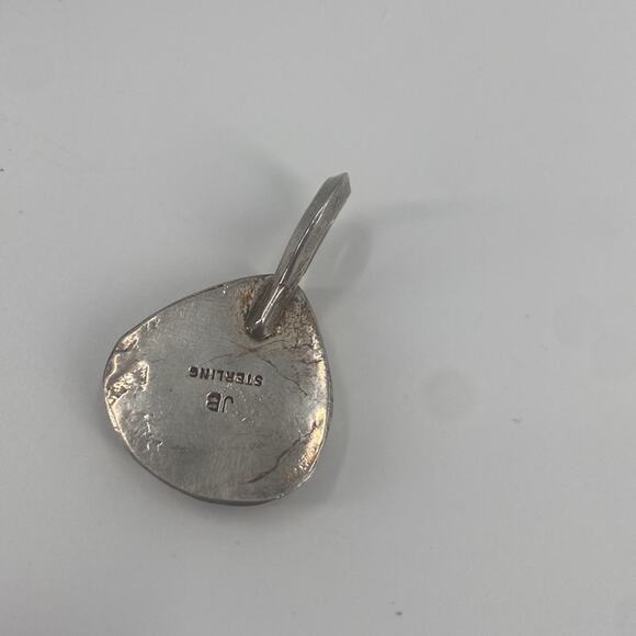JB Sterling Azurite tear drop pendant - Picture 3 of 5
